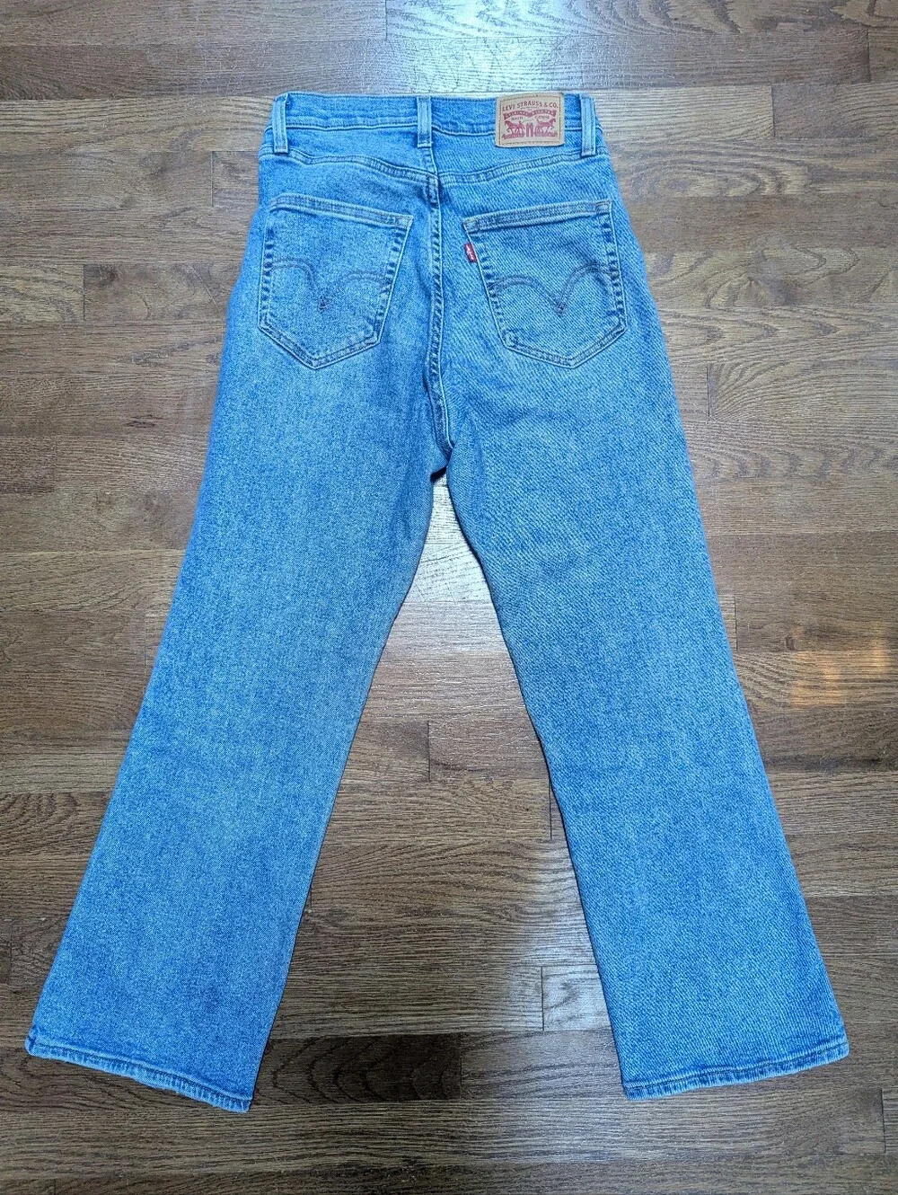 Levi's High Waisted Cropped Flare